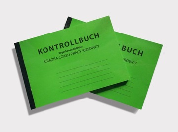 10x Książka czasu pracy kierowcy KONTROLLBUCH DE