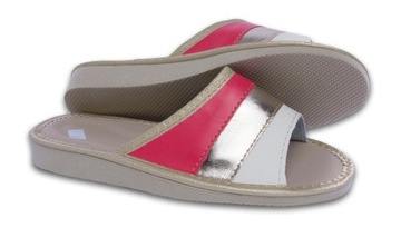 КОЖАНЫЕ ДОМАШНИЕ ТАПОЧКИ, ДОМАШНИЕ ТАПОЧКИ размер 38