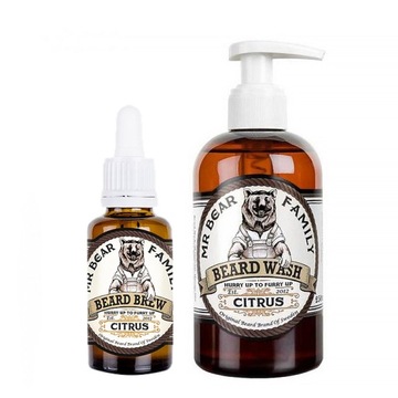 Mr Bear Family Citrus Zestaw do pielęgnacji brody