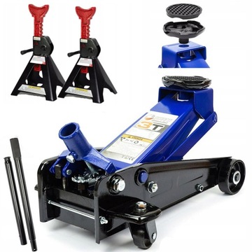 PODNOŚNIK SAMOCHODOWY ŻABA 3T KOBYŁKI 3T +GUMA