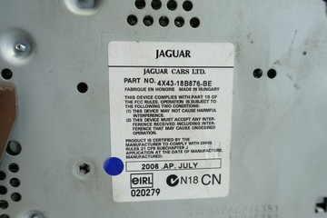 JAGUAR X-TYPE AUTORÁDIO RÁDIO 1X43-10E889-GD