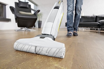 Para rolek KARCHER z mikrofibry do FC 5 Szare