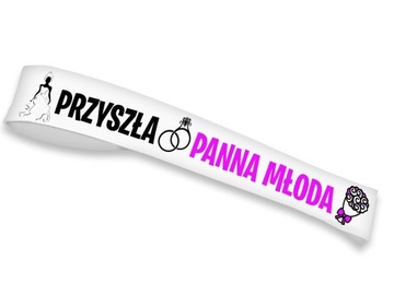 SZARFA PREZENT na WIECZÓR PANIEŃSKI 1Ocm SZEROKA !