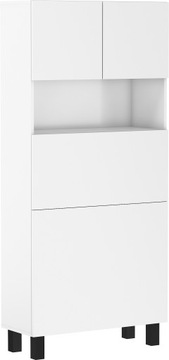 Biurko rozkładane home office HOMI biały mat