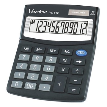 ОФИСНЫЙ КАЛЬКУЛЯТОР ВЕКТОР VC-812