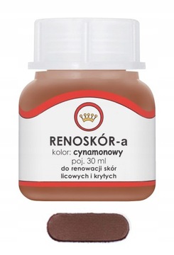 RENOSKÓR FARBA LAKIER DO SKÓRY CYNAMONOWY