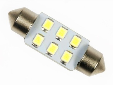 Лампа 3 LED C5W C10W SMD 5050 ТРУБА 31 мм