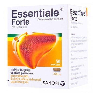 Essentiale forte wątroba regeneracja 50 kapsułek