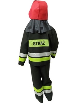 Strój STRAŻ przebranie STRAŻAK SAM kostium 104