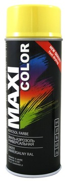 MAXI SPRAY FARBA LAKIER NITRO RAL 1018 żółta