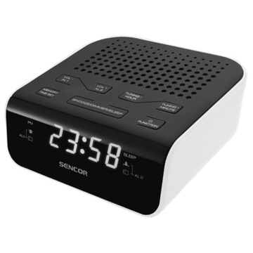 Radiobudzik SENCOR SRC 136 WH 20 FM cyfrowy