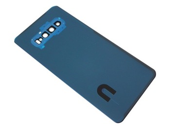 F20: SAMSUNG S10+ синяя крышка + стекло камеры