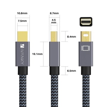 iVANKY Mini DisplayPort - Кабель Mini DisplayPort 2 м