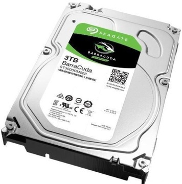 Жесткий диск Seagate Barracuda ST3000DM007 (3 ТБ; 3,5 дюйма; 256 МБ; 5400