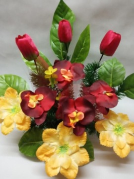 Цветы на могилу STROIK искусственная композиция MISCELLANEOUS