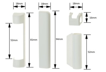 НАКЛАДКИ НА ПЕТЛИ MACO для ПЛАСТИКОВЫХ окон