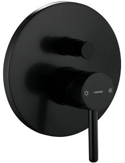 Omnires SYSY18BL черный душевой набор скрытого монтажа