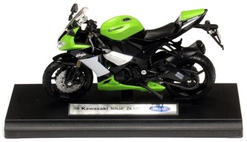 WELLY '09 KAWASAKI NINJA ZX-10R 1:18 НОВИНКА