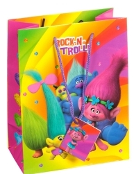 TOREBKA PREZENTOWA Trolls STARPAK 17,5 x 23