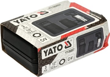 НАСАДКИ ДЛЯ ТОРМОЗНЫХ СУППОРТОВ YATO 5-УГЛОВЫЕ 1/2''