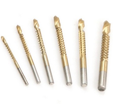 НАБОР СВЕРЛ 6 шт. СВЕРЛА ДЛЯ ФРЕЗЕРОВКИ ПО МЕТАЛЛУ, ДЕРЕВЮ