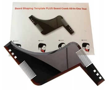 Набор для бороды Template Razor Comb Bruiser