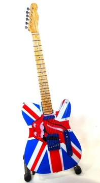 Mini gitara - Rolling Stones - Richards - skal 1:4