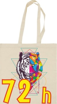 72h TORBA BAWEŁNIANA REKLAMOWA EKO LOGO NADRUKIEM