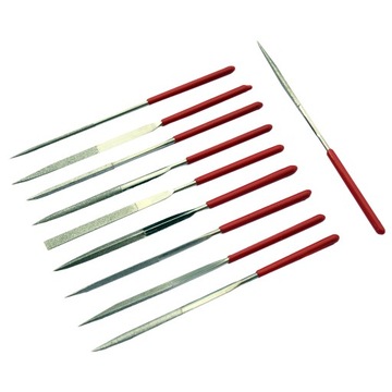 ZESTAW PILNIKÓW DIAMENTOWYCH 10 SZT. 3X140X10