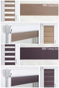 Роллеты «День и Ночь» гладкие в балконной кассете ПВХ.