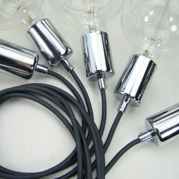 ЛАМПА Е27, ХРОМИРОВАННАЯ КРЫШКА, для серебряной лампы