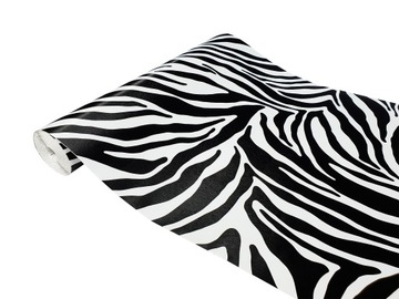 Folia Okleina Meblowa Klejowa PCV ZEBRA 67x50 W28