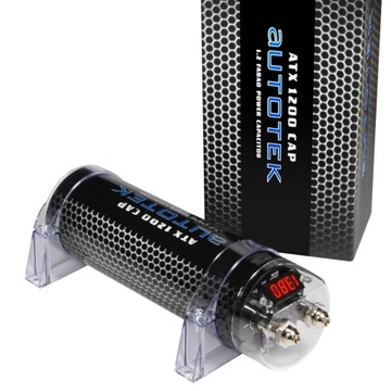 Автомобильный конденсатор Autotek ATX1200 1,2Ф для автомобильного усилителя