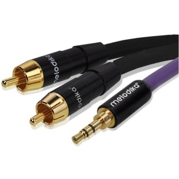 Melodika MDMJ2R20 jack 3,5 mm - 2xRCA dł. 2m