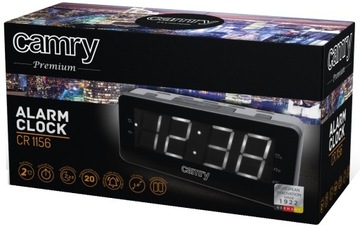 CAMRY CR1156 radiobudzik FM AM LED 2 alarmy