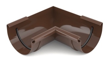 narożnik WEWNĘTRZNY rynny 150mm Bryza BRĄZ BRĄZOWY