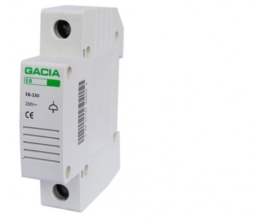 DZWONEK MODUŁOWY NA SZYNĘ SYGNALIZATOR 230V GACIA