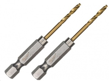 WIERTŁA MILWAUKEE SHOCKWAVE HEX HSS-G TIN 3.2mm