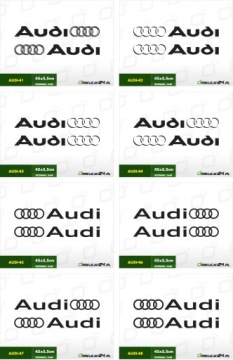 2 наклейки Наклейка AUDI A3 A4 A6 A8 TT Q7 SPORT
