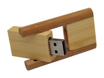 Мобильный деревянный флэш-накопитель USB 3.0, 32 ГБ + коробка