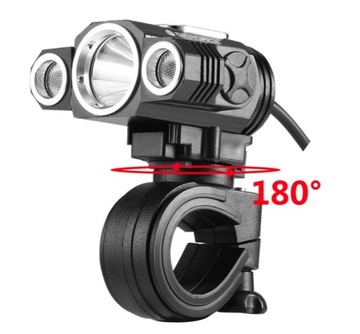 ВЕЛОСИПЕДНАЯ ФАРА 1x XM-L T6 LED 2xXPE АККУМУЛЯТОРНАЯ БАТАРЕЯ