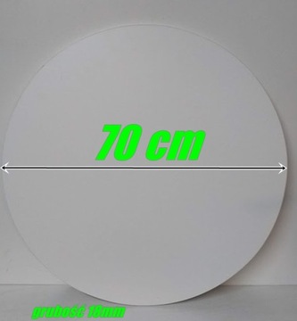 Столешница круглая, диаметр 70 см, белая Столешницы ДРУГИЕ ЦВЕТА