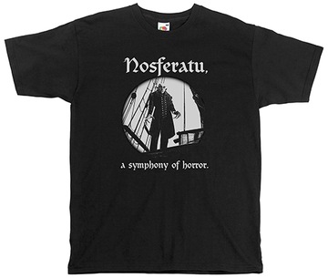 koszulka lśnienie dracula wampir nosferatu RÓŻNE