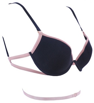 INTIMISSIMI biustonosz czarny beż 80B BELLISSIMA