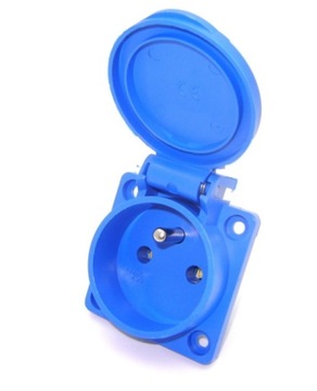Gniazdo tablicowe 16A 250V 2P+Z IP44 - V