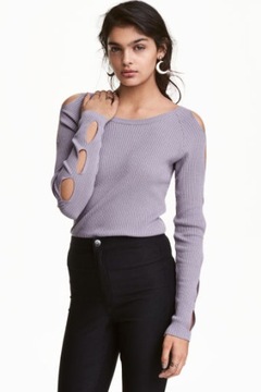 H&M Sweter z wycięciami rozm. 38,M