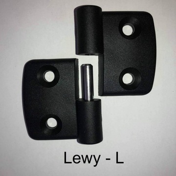 Zawias z tworzywa sztucznego 51x48 mm Lewy-L