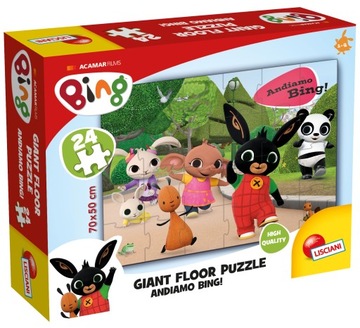 Bing Duże puzzle podłogowe 24 elementy 74709