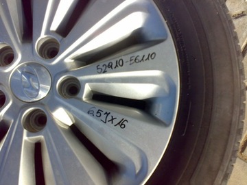 3× DISK HLINÍK HYUNDAI OE 52910-E6110 6.5" X 16" 5X114.3