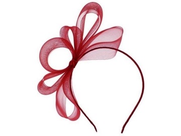 FASCYNATOR, STROIK DO WŁOSÓW opaska bordowa